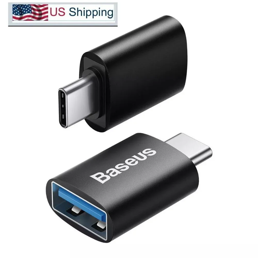 NEW Baseus USB To Type C Adapter USB Connector